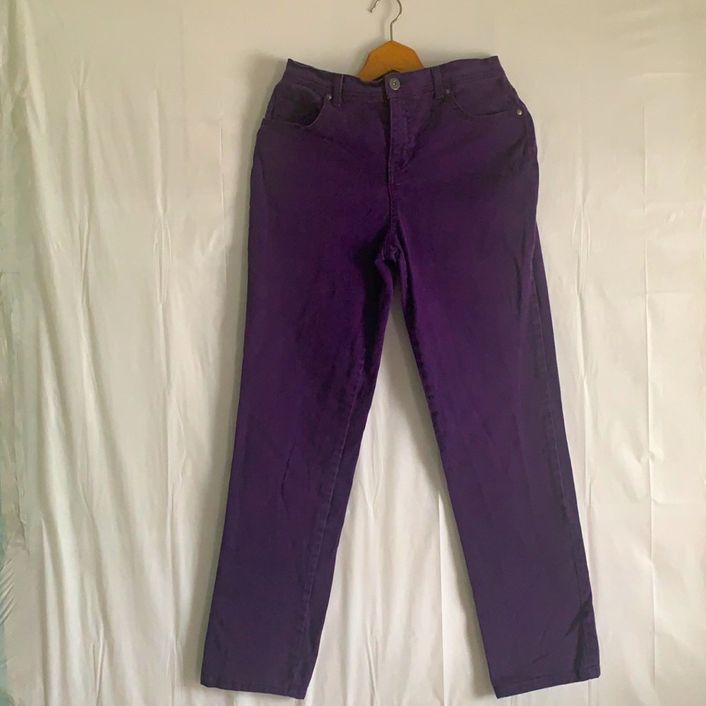 Style & Co. Denim Womens Jeans size 6 Tummy control tapered legs elastic waist